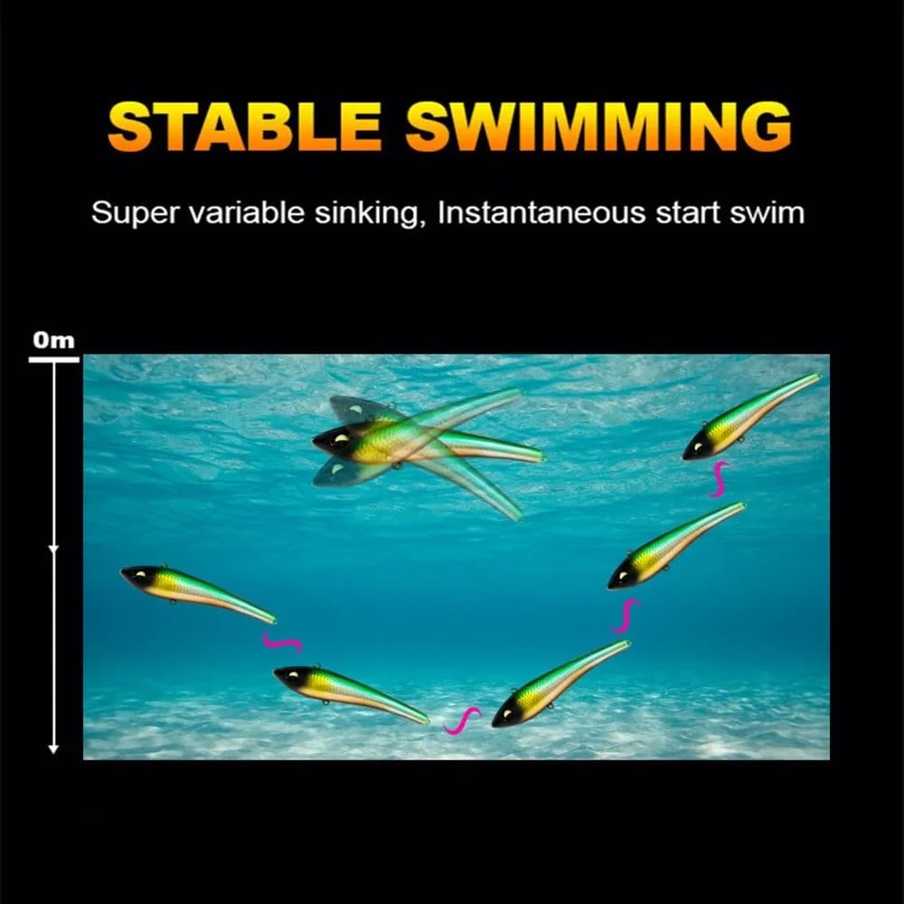 Amazon.co.jp: シンキングペンシル VIB 海釣りルアー 137mm 75g