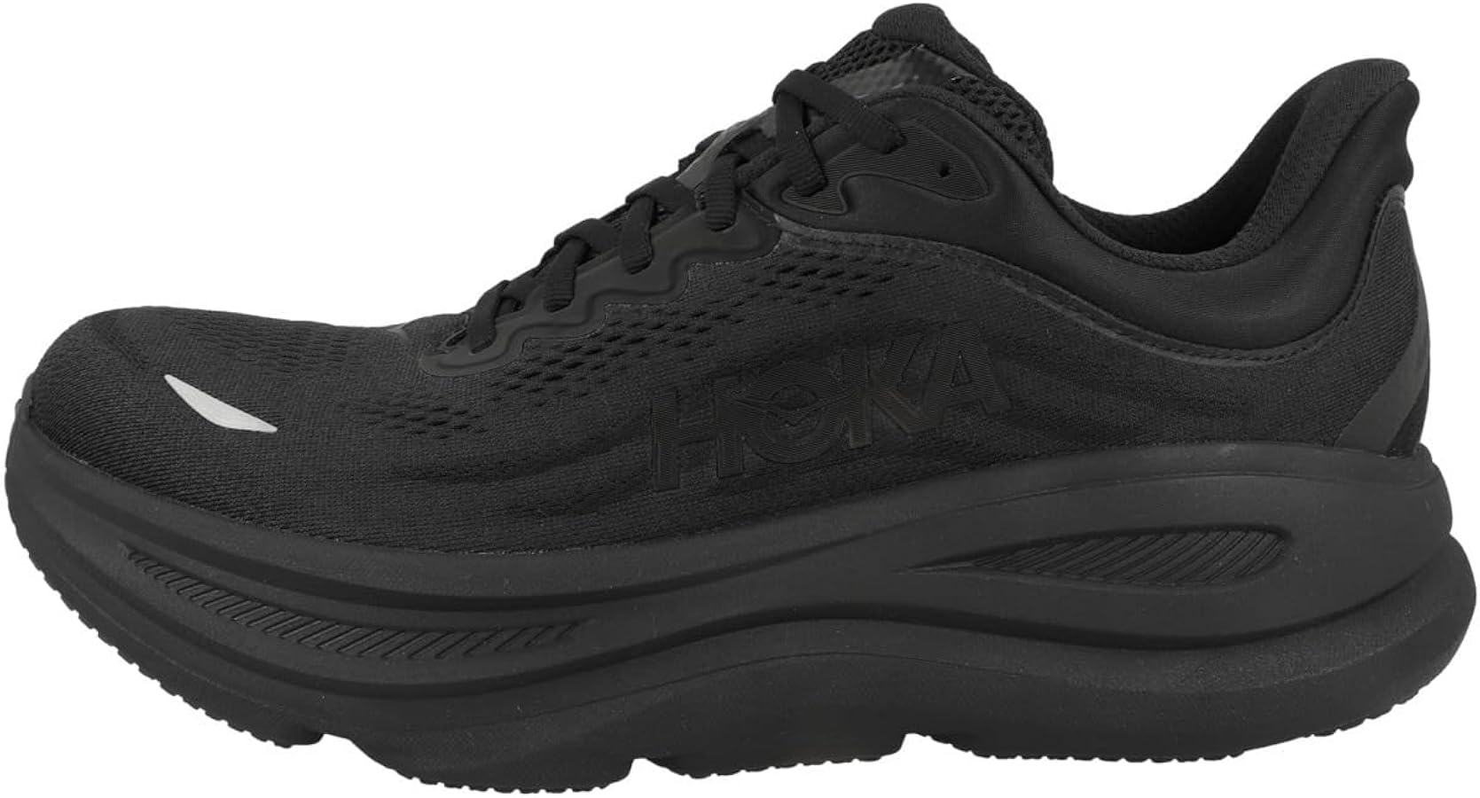 Amazon | HOKA ONE ONE(ホカ オネオネ) M BONDI 9 WIDE BLACK / BLACK