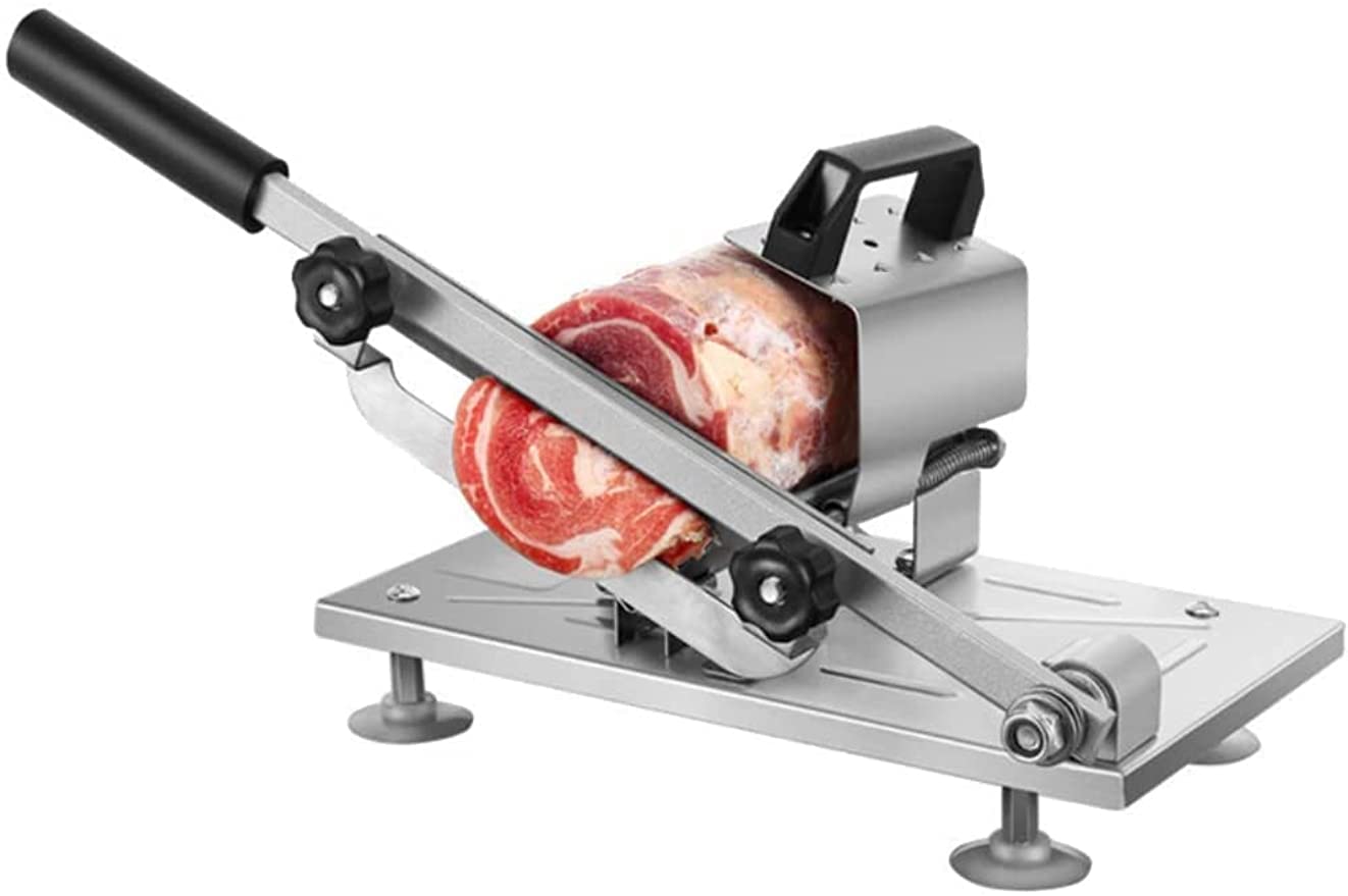 Amazon｜手動式 ミートスライサー 生ハム 冷凍肉 0.3?8mm 調節可能