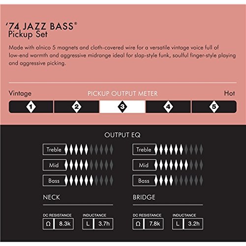 Amazon.co.jp: Fender ピックアップ PURE VINTAGE '74 JAZZ BASS