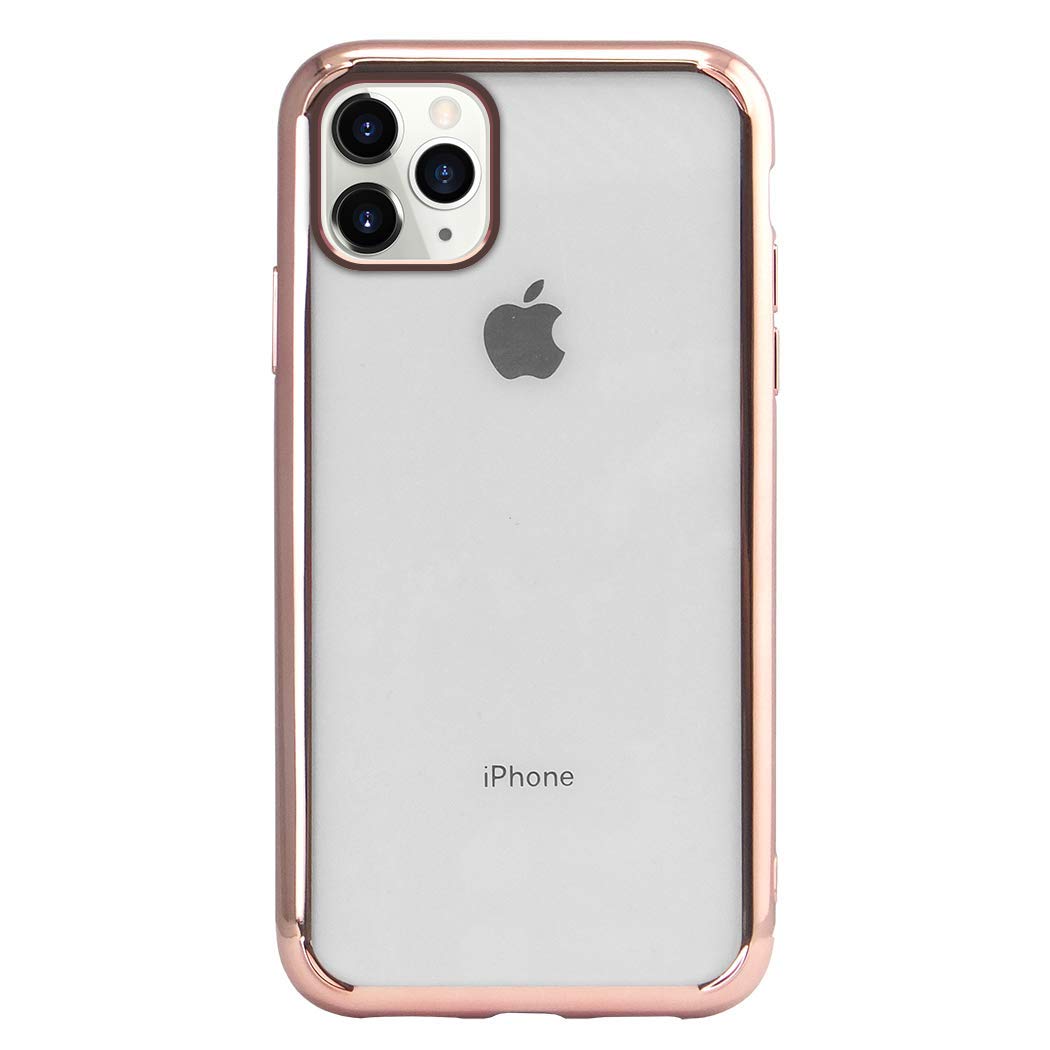 Amazon.co.jp: iPhone12Pro Max iPhoneケース (クリアケース) [メッキ