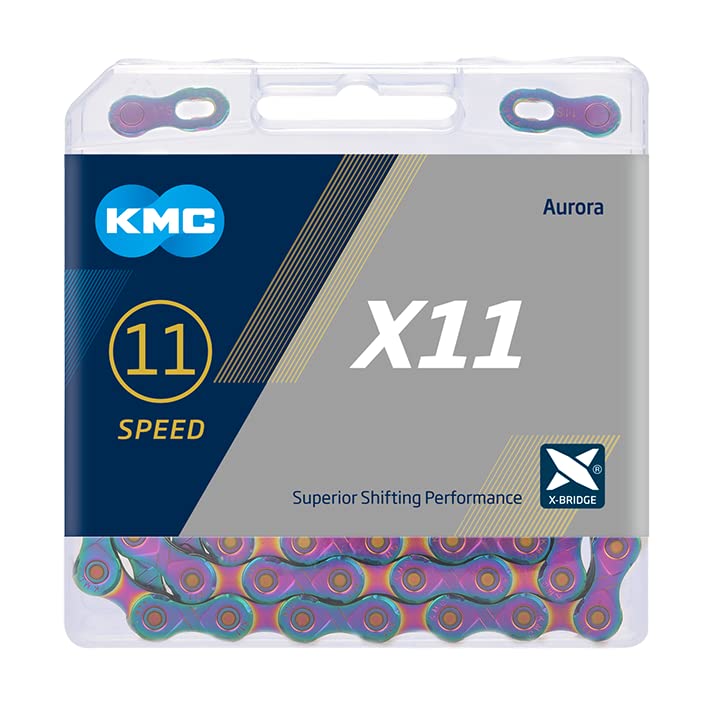 KMC X11 11 Speed Chain, Aurora Blue, 118 Link : Amazon.ca: Sports