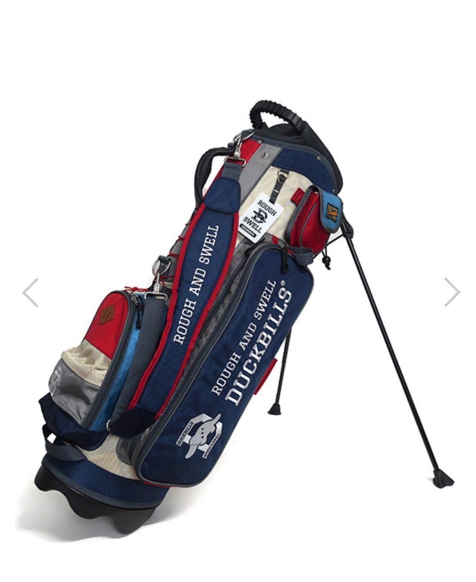 Rough & Swell キャディバッグ ネイビー ゴルフ ラフアンドスウェル