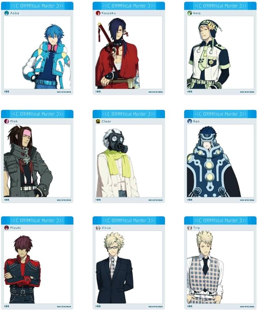 Amazon.com: Dramatical Murder 01 [Official Illustration] Acrylic