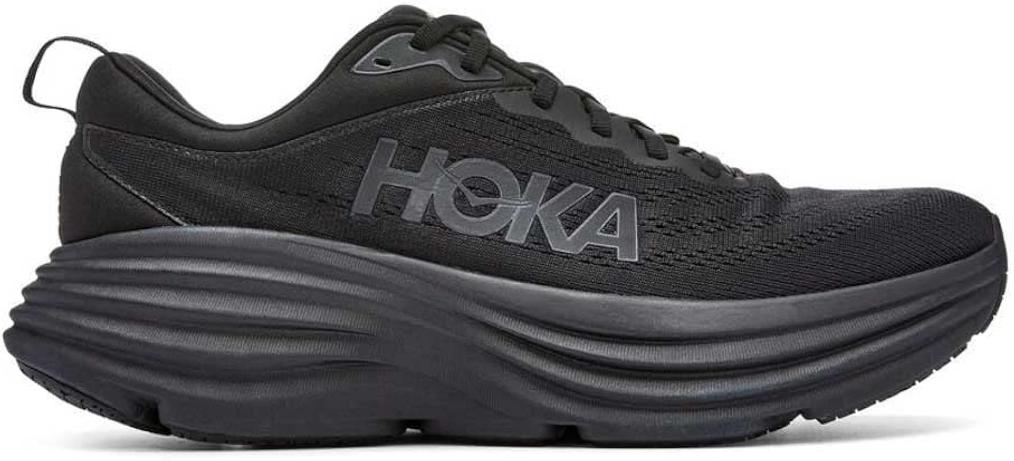 Amazon.com | HOKA ONE ONE Bondi 8 Mens Shoes Size 8, Color: Black