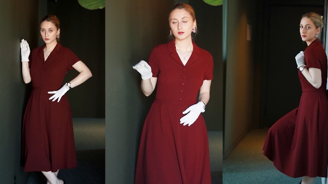 Amazon.com: Wedtrend Women's 40s Dress Fit and Falre Vintage