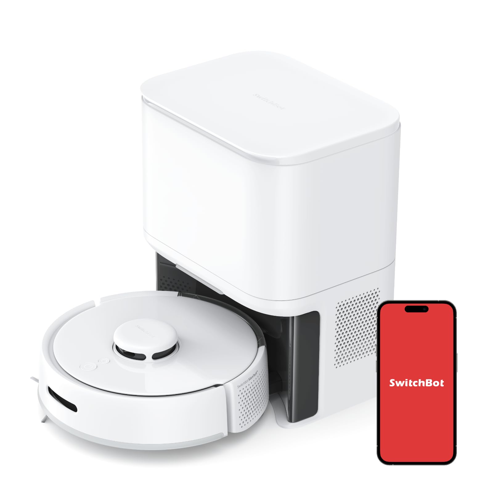 Amazon | 【超小型】SwitchBot ロボット掃除機 K10+ 90日間自動ゴミ