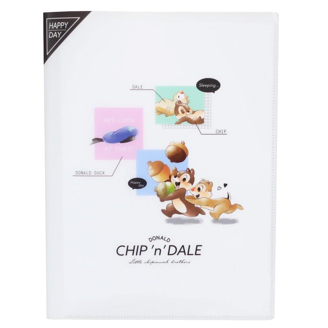 Amazon | チップ＆デール[ポケットファイル]10ポケット A4 クリア