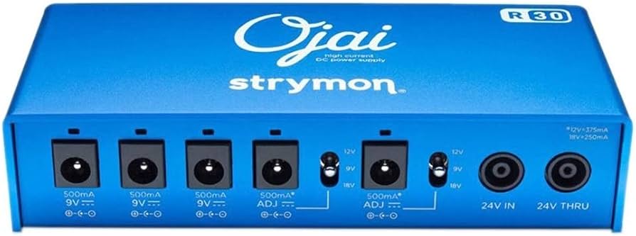 Amazon.co.jp: Strymon Ojai R30 ロープロファイル高電流DCペダル電源