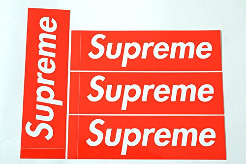 Amazon.co.jp: 4枚セット 定番 SUPREME(シュプリーム) ステッカー