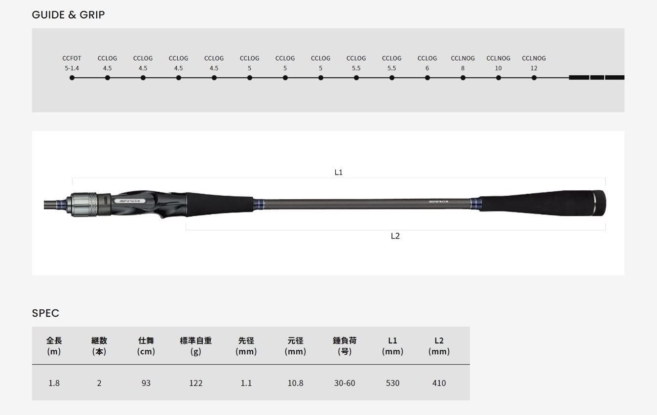 Amazon | アルファタックル(Alpha Tackle) ロッド 船竿 タチウオテンヤ