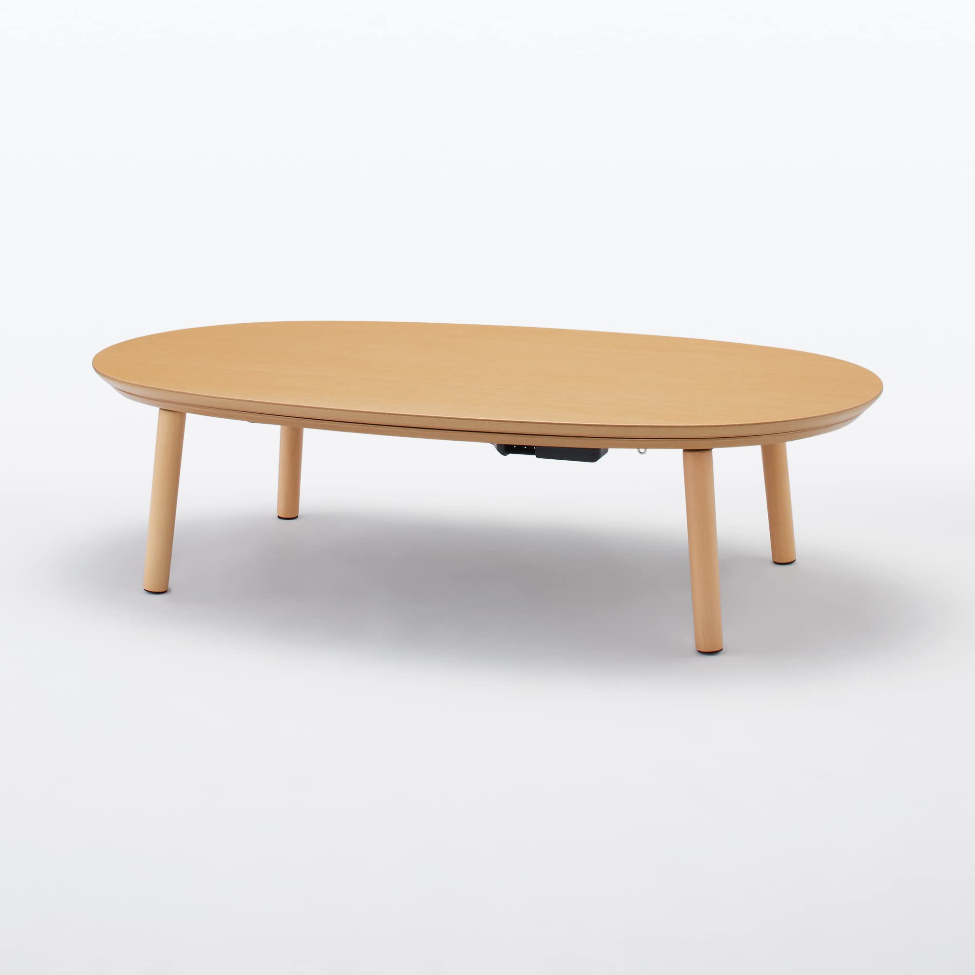 Amazon | 無印良品 楕円こたつ ナチュラル 134×77×35cm MJ-KD2-N