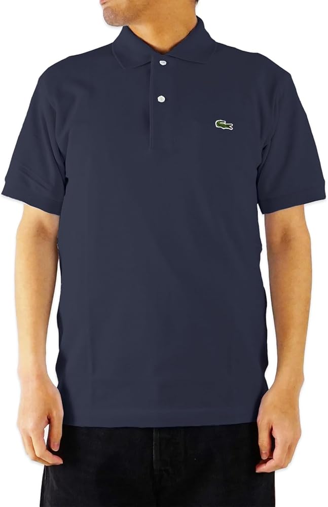 Amazon.co.jp: [ラコステ] L1212/L1264 半袖ポロシャツ ネイビー/166 7