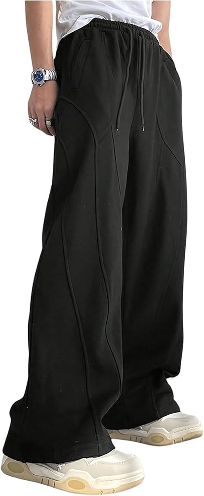 Amazon.com: GORGLITTER Men's Wide Leg Sweatpants Baggy Oversized