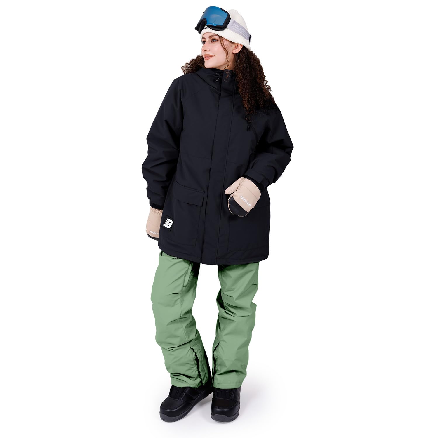 Amazon.co.jp: [BOARDEE] スノボウェア レディース 上下セット