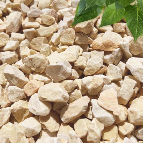 Amazon.co.jp: 砂利 イエロー 庭 石 砕石 敷石 庭石 ガーデニング 黄色