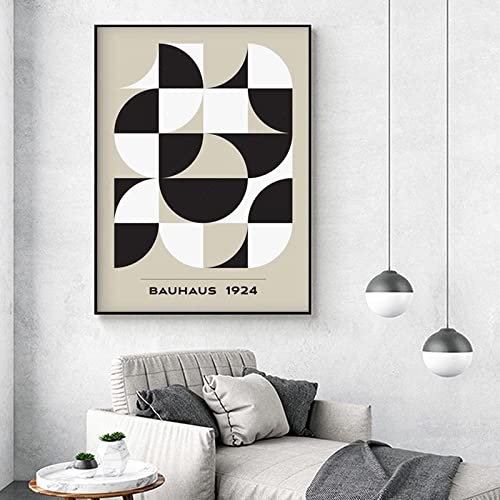 Amazon.co.jp: ミッドセンチュリーモダンニュートラル抽象芸術の絵