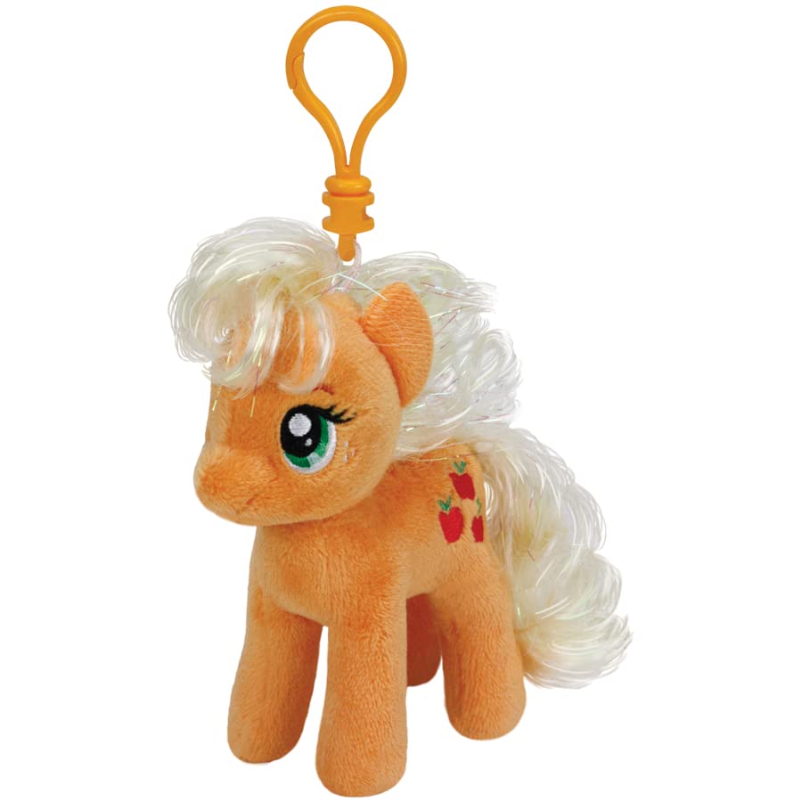 My Little Pony Ty Beanie Babies Plush Keychain Apple Jack 0.06