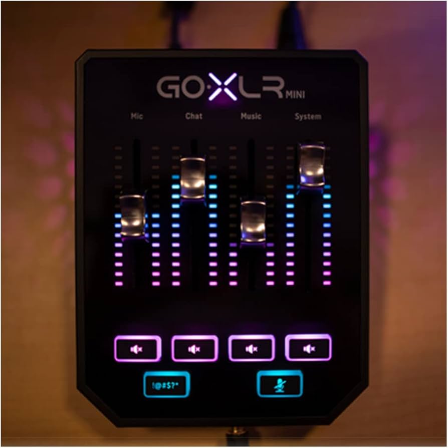 Amazon.com: TC Helicon GoXLR MINI Online Broadcast Mixer with USB