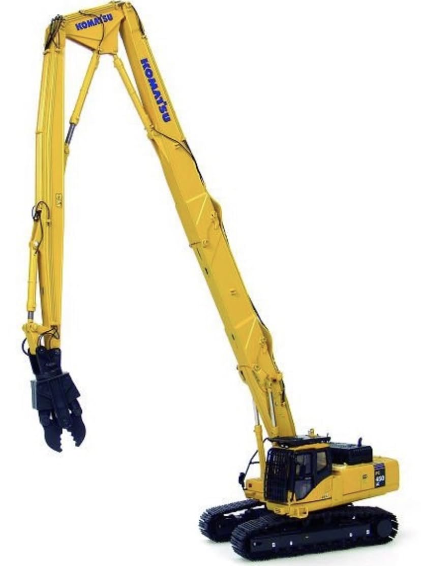 Amazon.co.jp: UH 1/50 コマツ KOMATSU PC450 LC 解体機 ロングアーム