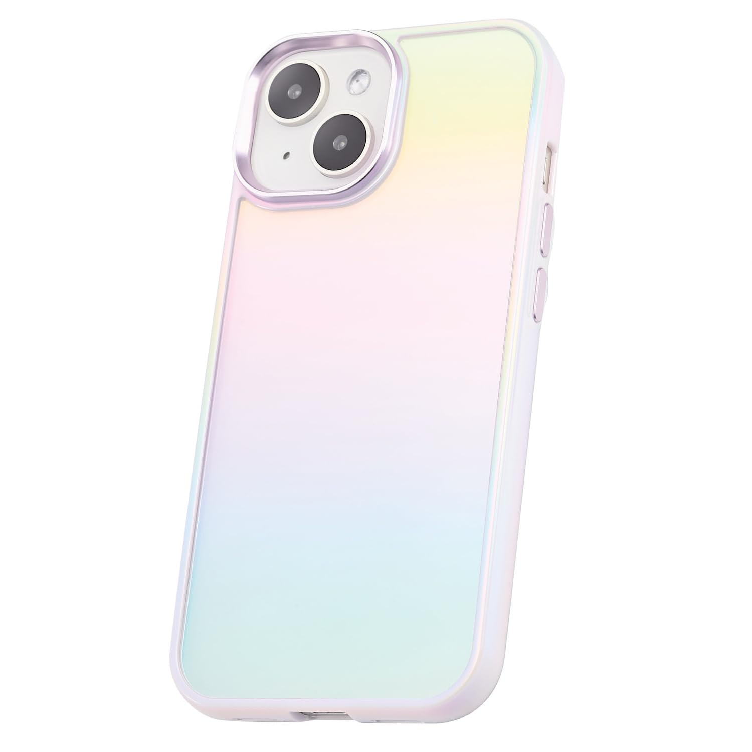 Amazon | エレコム iPhone15 ケース &me オーロラ 可愛い おしゃれ