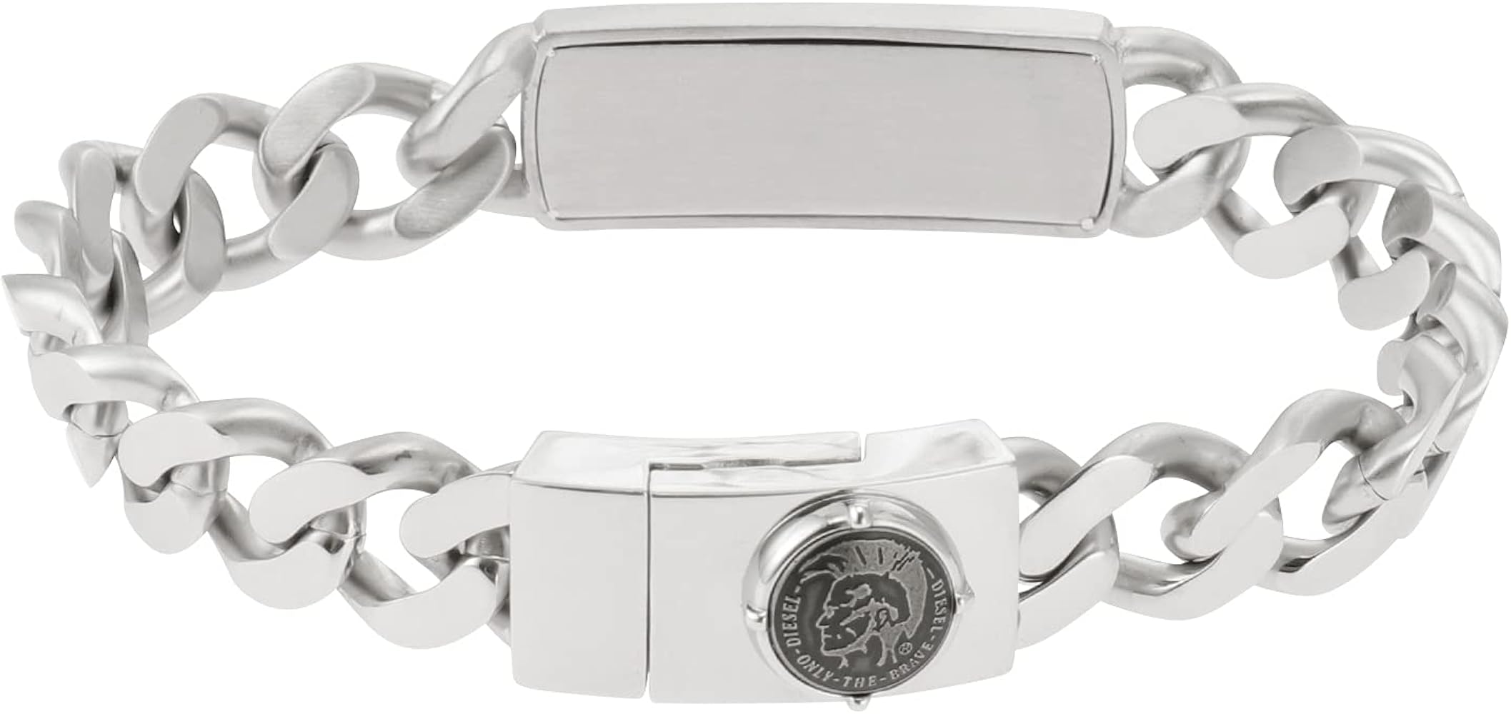 Amazon.co.jp: ディーゼル ロゴID プレート チェーン ブレスレット