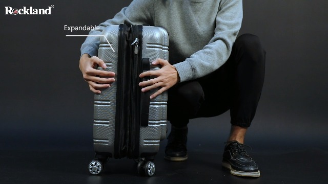 Amazon.com | Rockland Melbourne Hardside Expandable Spinner Wheel