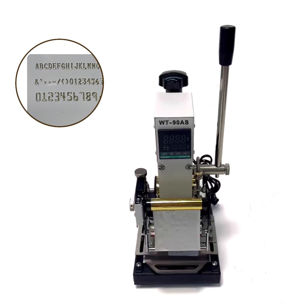 Amazon | ULKUAN 手動式 ホットスタンプ 箔押し機 焼印 ディジタル制御