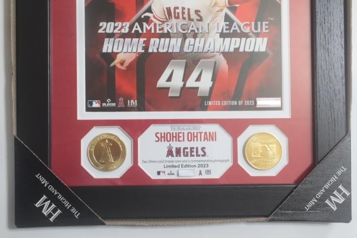 Amazon.co.jp: エンゼルス 大谷翔平選手 2023 AL HR王獲得記念ダブル