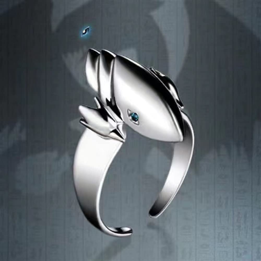 Amazon.co.jp: 海馬 瀬人 指輪 青眼の白龍 コスプレ小道具 リング