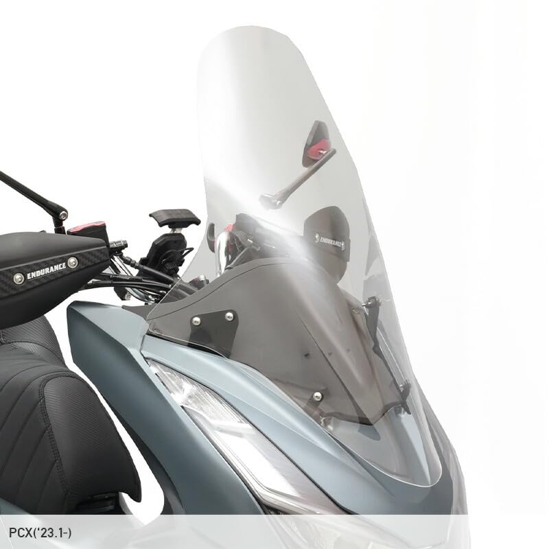 Amazon | エンデュランス ロングウインドスクリーン (クリア) PCX JK05