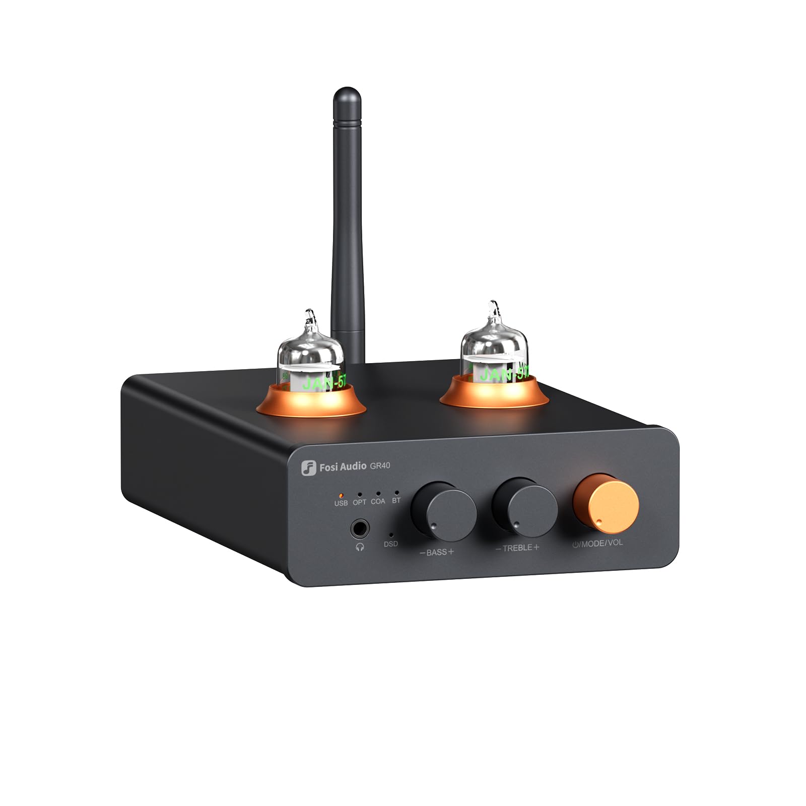 Amazon.co.jp: Fosi Audio GR40 真空管プリアンプ DAC付き ステレオ