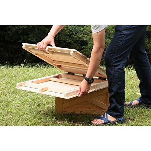 Amazon.co.jp: 196 ひのきのキャンプ用品 折りたたみ アウトドア ロー