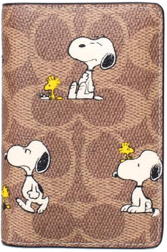 Amazon | コーチ カードケース スヌーピー ピーナッツ コラボ