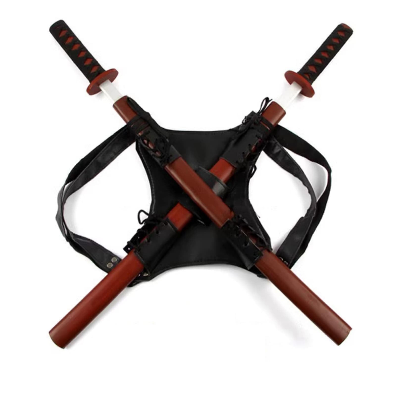 Amazon.co.jp: 【Azuiblc】日本刀 刀2本＋背掛け 木製 75cm 子供用