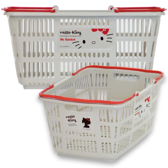 Amazon.co.jp: [ グレー ハローキティ マイバスケット 33L ] kitty