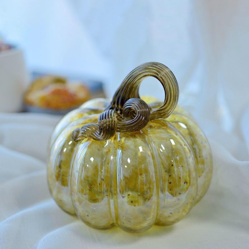 Amazon.co.jp: 手作りガラス飾りカボチャリビングルーム家の装飾ガラス