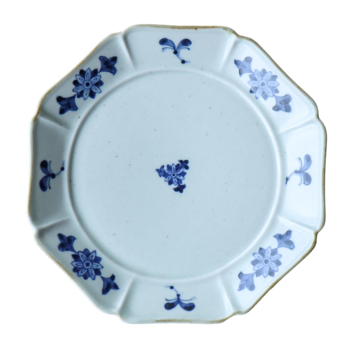 Amazon | 波佐見焼 陶房青 古染花八方 緑青磁 7寸皿 プレート 陶磁器