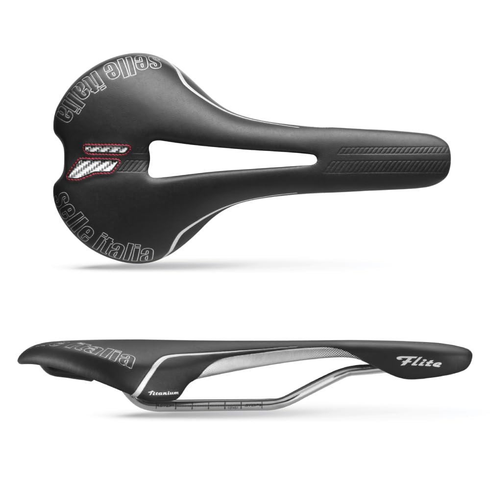 Amazon | SELLE ITALIA(セライタリア) FLITE FLOW Ti316 BLK 幅:145mm