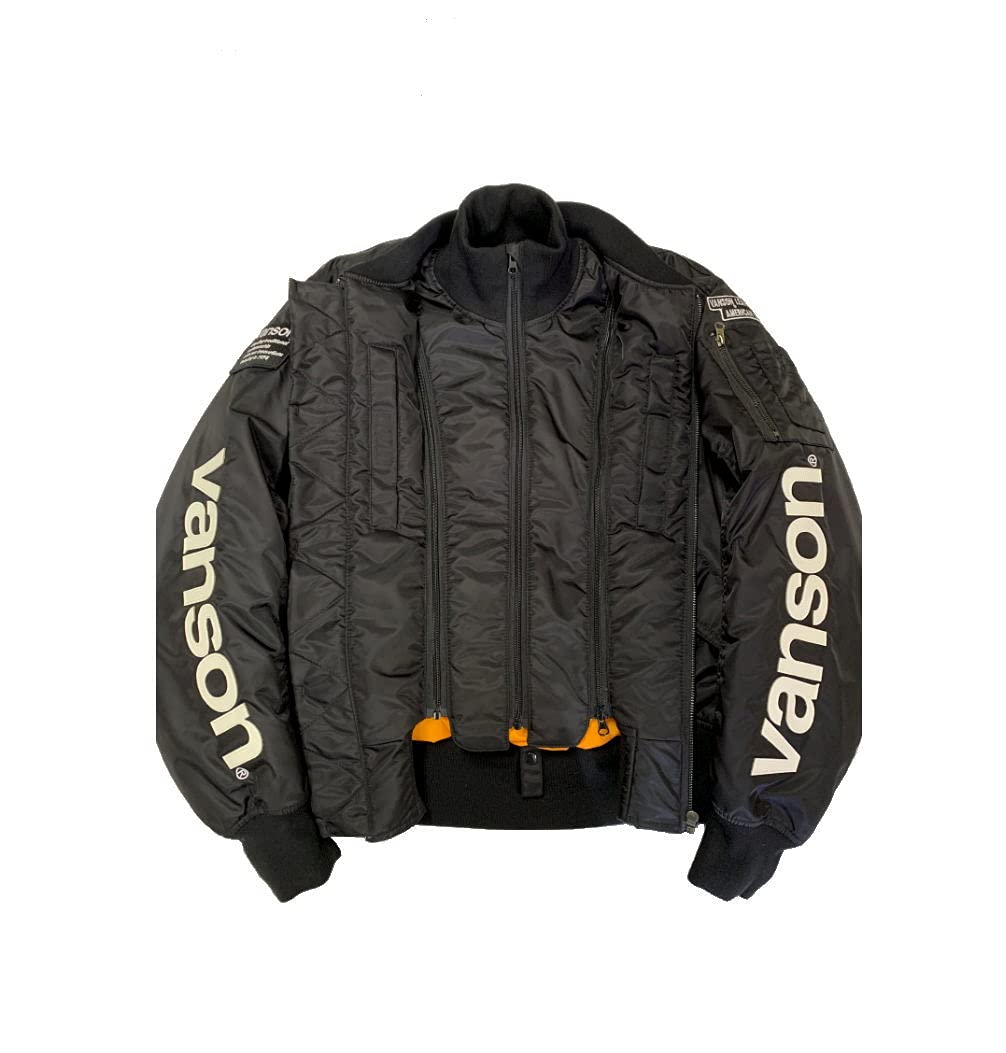 Amazon | バンソン/VANSON MA-1ジャケット バイク/メンズ/秋冬