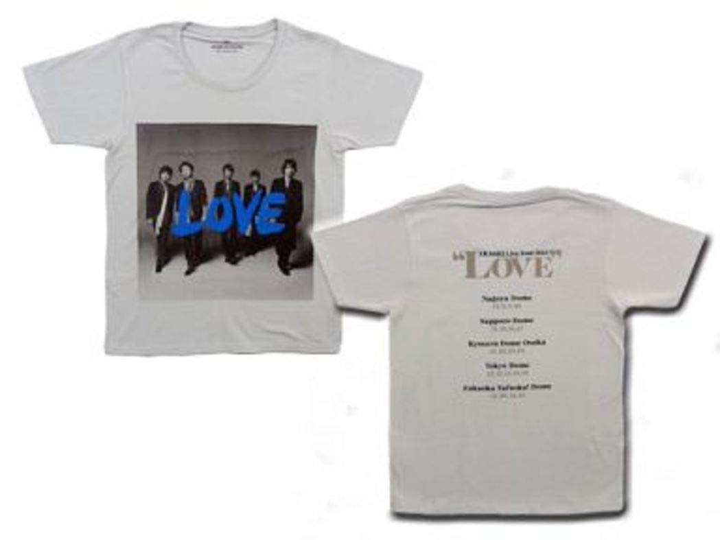 Amazon.co.jp: Johnny&Associates. 嵐 Love グッズ Tシャツ ARASHI