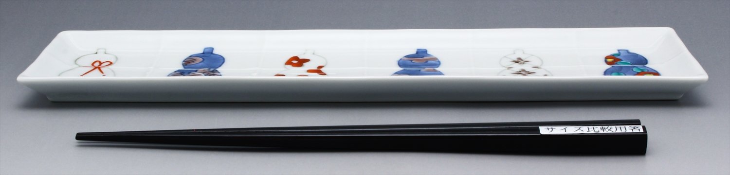 Amazon.co.jp: 伊万里焼 徳永窯 アペタイザートレー (化粧箱入) 染錦六