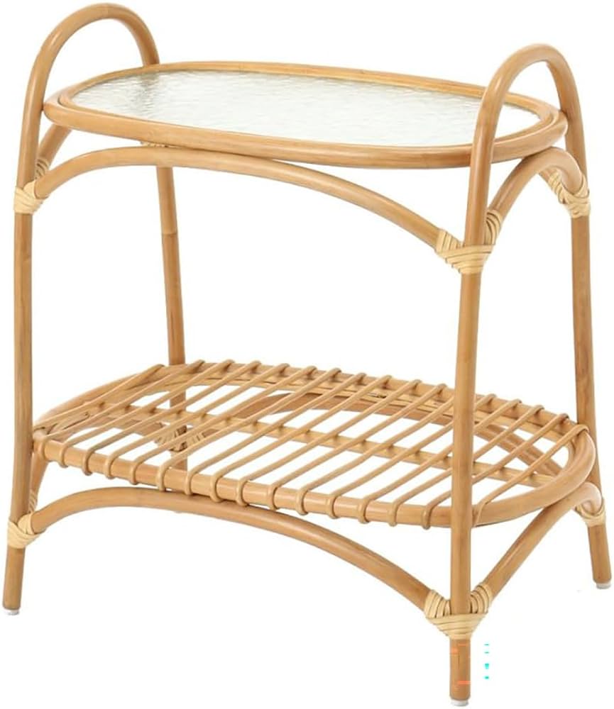 Amazon.co.jp: ACME Furniture BALBOA SIDE TABLE サイドテーブル ラタン