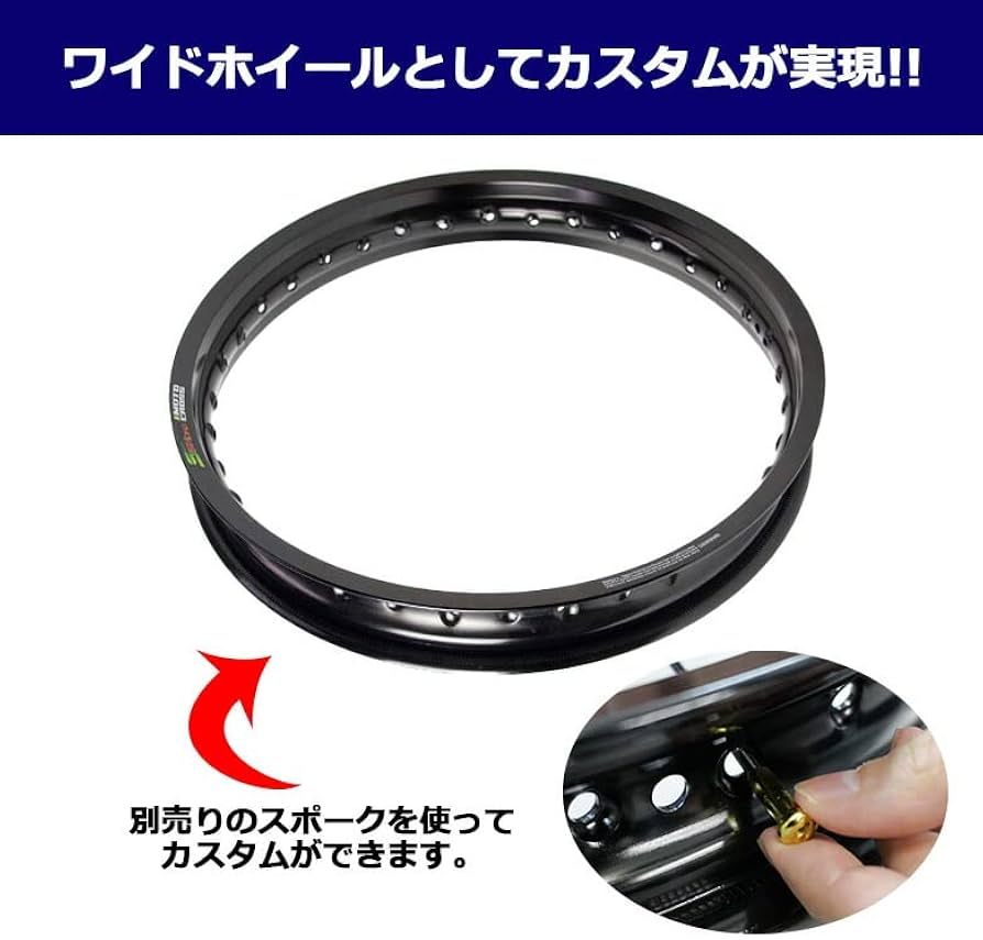 Amazon | 【2本セット】TWR製 アルミリム 2.15-17 36穴 マットブラック