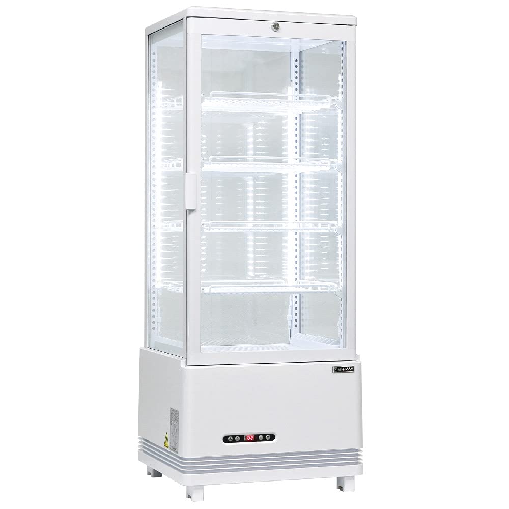 Amazon | レマコム 4面ガラス冷蔵ショーケース フォーシーズンシリーズ