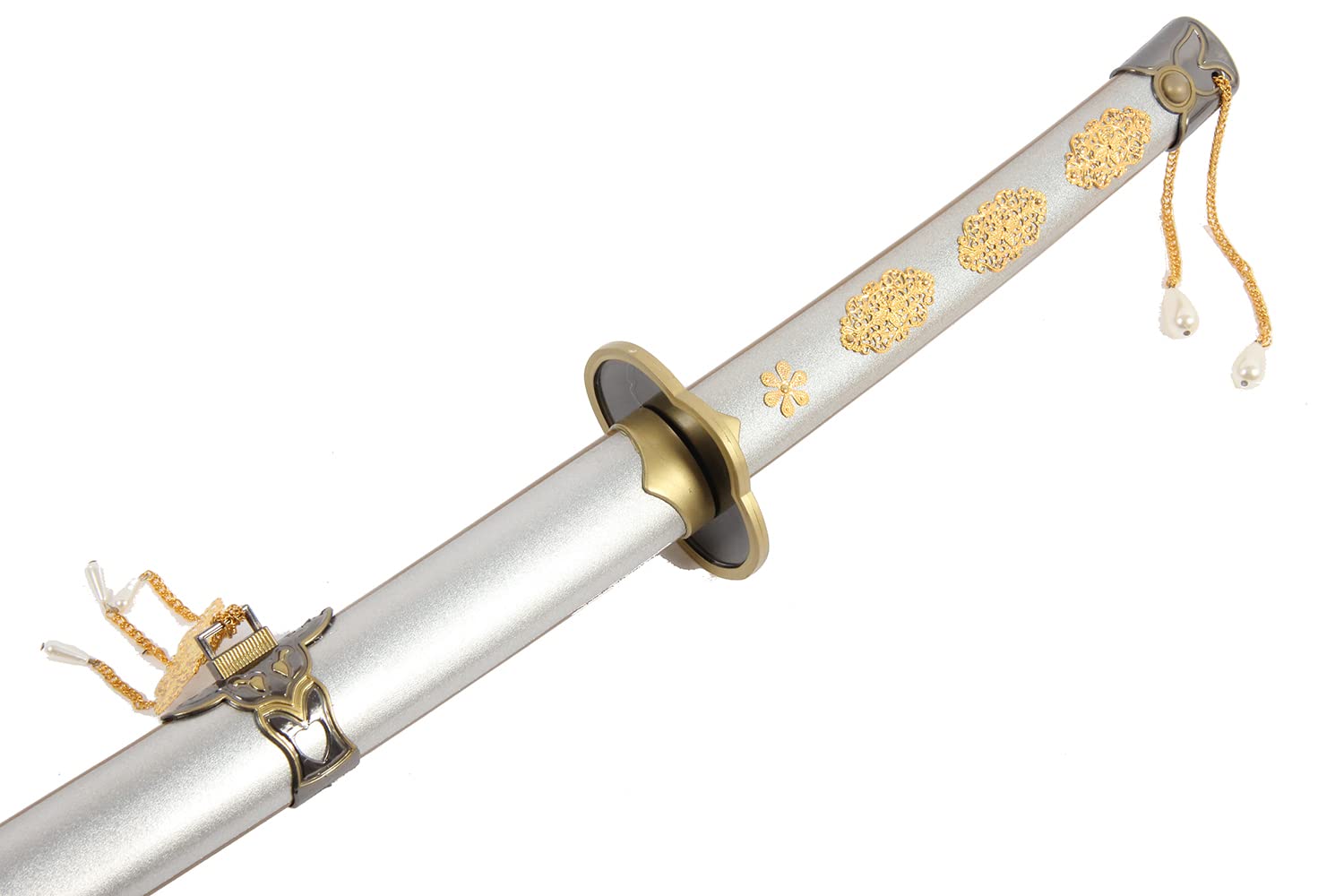 高級模造刀 白拵え 灰鞘 居合刀 太刀 本格模造刀 高級模造刀