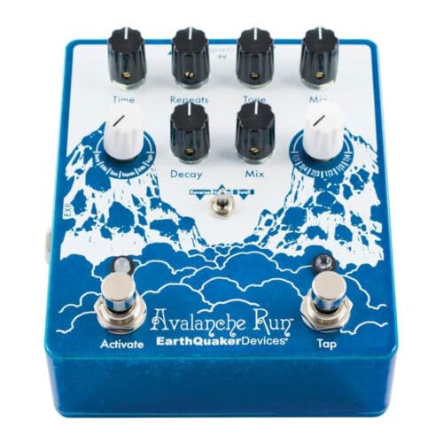 Amazon.com: EarthQuaker Devices Avalanche Run V2 Stereo Reverb