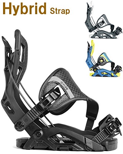 FLOW FUSE HYBRID スノーボード ビンディング ブルー イエロー Amazon