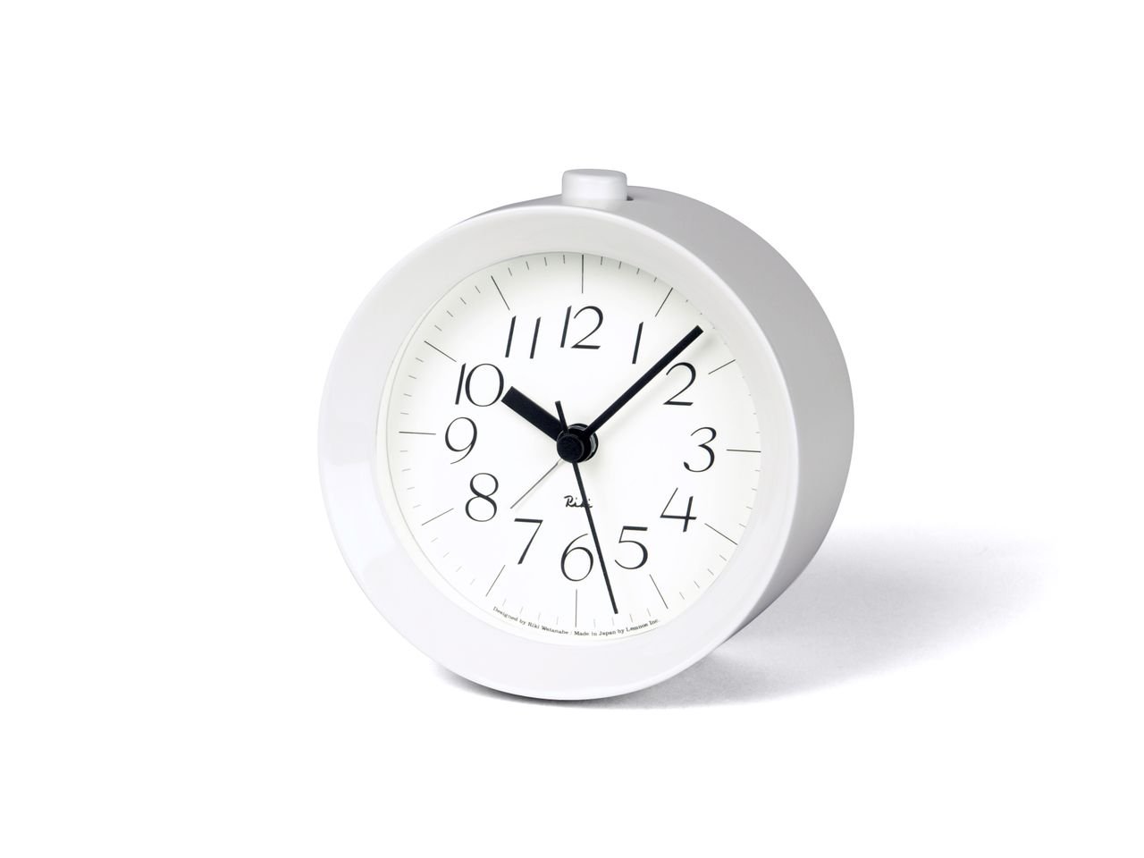 Amazon.com: Remnos Alarm Clock Analog Riki Alarm Clock White WR09