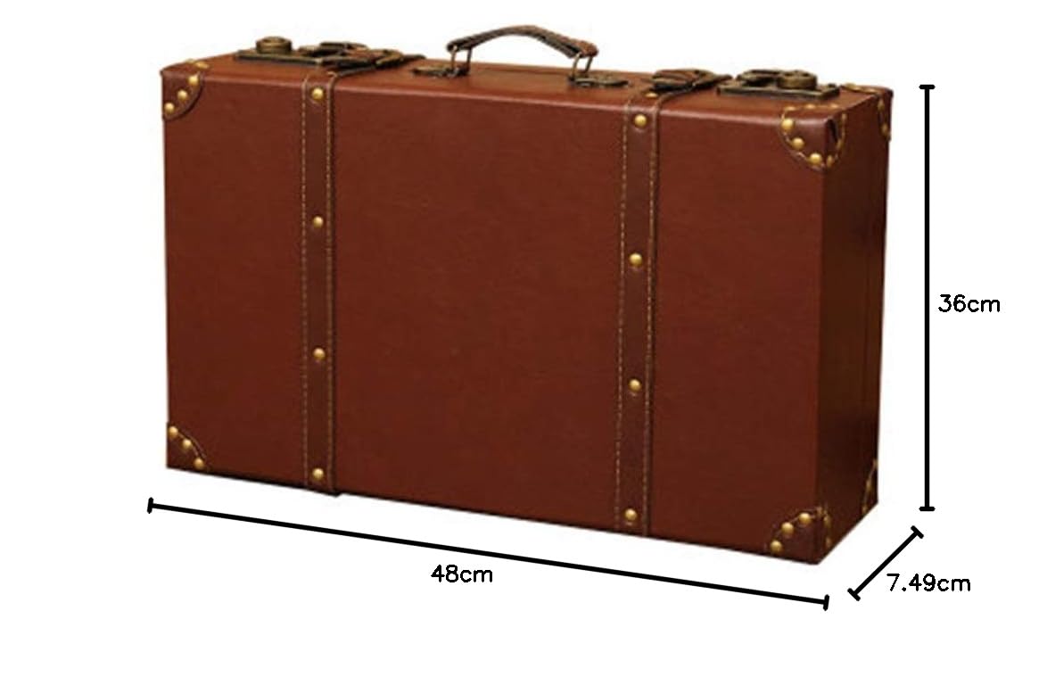Amazon.co.jp: トランクケース アンティーク ヴィンテージスーツケース